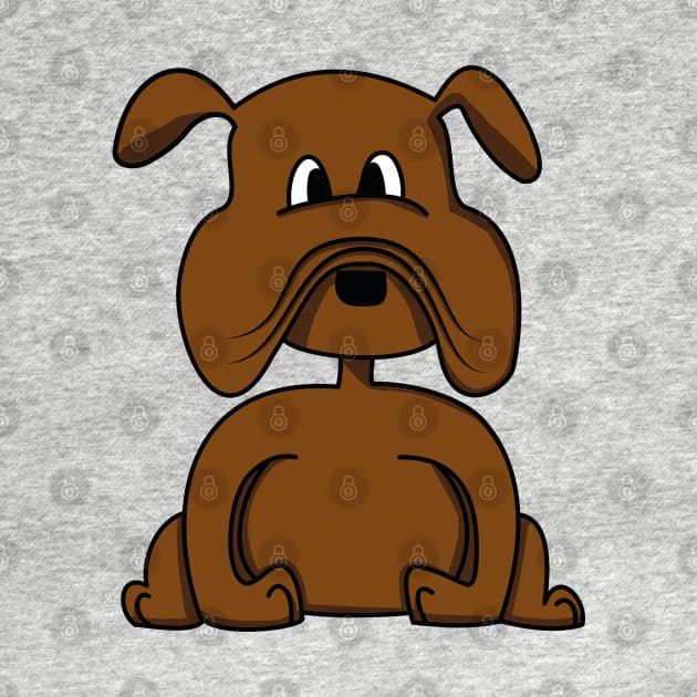 cartoon style dog by Alesiart